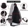 KAKA Sling Bag, Crossbody Backpack Canvas Waterproof Daypack Casual Shoulder Bag Traveling Hiking Camping for Men and Women (LARGER GRAY) KAKA Sling Bag, Crossbody Backpack Canvas Waterproof Daypack Casual Shoulder Bag Traveling Hiking Camping for Men and Women (LARGER GRAY)
