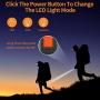 GRDE Solar Charger,10000mAh Solar Power Bank Portable External Backup Battery Pack Dual USB Solar Phone Charger with 2LED Light Carabiner and Compass for iPhone Series, Smartphones(Orange)