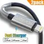 [3ft Apple MFi Certified] Lightning Cable, 2Pack 3 Foot iPhone Charger Cable, Cabepow Fast Charging Cord for iPhone 11/11 Pro /11 Pro Max/XS/XS Max/XR/X/8/8 Plus/7/7 Plus/6/6 Plus/5/SE