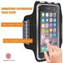 PORTHOLIC Running Arm Bands for Cell Phone, Adjustable Workout Phone Holder Arm Case for iPhone 11/11Pro Max/Xs Max/XR/X/8/7/6s Plus Sports Jogging Band for Samsung Galaxy S10/S9/S8 Plus, Huawei P30