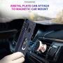 LeYi Samsung Galaxy A20/ A30 Case (Not Fit A20S) with Tempered Glass Screen Protector, [Military Grade] Magnetic Car Mount Kickstand Defender Protective Cover Phone Case for Samsung A20/ A30, Blue