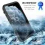 iPhone 11 Pro Max Case, Waterproof Full Body Rugged Clear Slim Case with Built-in Screen Protector Heavy Duty Shockproof Cover Dirtproof Underwater Cases for Apple iPhone 11 Pro Max (Black, 6.5 Inch) iPhone 11 Pro Max Case, Waterproof Full Body Rugged Clear Slim Case with Built-in Screen Protector Heavy Duty Shockproof Cover Dirtproof Underwater Cases for Apple iPhone 11 Pro Max (Black, 6.5 Inch)