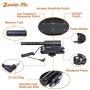 Zeadio Photography Interview Stereo Microphone, with Windproof Cotton for Canon Nikon Pentax Panasonic Sony Samsung Olympus DV Digital SLR Camera Camcorder