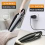Handheld Vacuum Cordless 6KPA Hand Vacuum Cordless Rechargeable Small Car Vacuum Cleaner with High Power, Wet/Dry Portable Vacuum Hand Vac Cyclonic Suction with Quick Charge (Black)