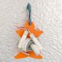 Nite Ize Curvyman Cord Supervisor - Easy Earbud Organizer, Headphone Cord Wrap - Orange (CVM-03-19)