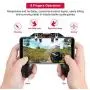 DELAM Mobile Game Controller with L1R1 L2R2 Triggers, PUBG Mobile Controller 6 Fingers Operation, Joystick Remote Grip Shooting Aim Keys for 4.7-6.5&quot iPhone Android iOS Cellphone Gamepad Accessories