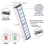 Stick-On Anywhere Portable Closet Lights Wireless 20 Led Under Cabinet Lighting Motion Sensor Activated Build in Rechargeable Battery Magnetic Little Safe Night Tap Light for Closet Cabinet (Silver)