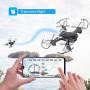 Mini Drone with 720P Camera for Kids and Adults, EACHINE E61HW WiFi FPV Quadcopter with 720P HD Camera Selfie Pocket Nano Drone for Beginner - Auto Hover Mode, One Key Take Off/Landing, APP Control