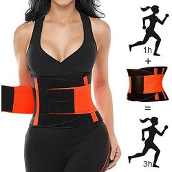 SCOBUTY Waist Cincher Trimmer,Waist Trimmer for Women and Men,Slimming Body Shaper Belt,Sport Girdle Belt, Comfortable Adjustable Waist Cincher Trimmer Weight Loss Belt,Back Support Sport Girdle Belt