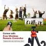 YAKAON Phone Tripod, Flexible Cell Phone Stand Portable Adjustable Holder with Wireless Remote and Universal Clip 360°Ball Joint Compatible with iPhone/Android/DSLR/GoPro Camera YAKAON Phone Tripod, Flexible Cell Phone Stand Portable Adjustable Holder with Wireless Remote and Universal Clip 360°Ball Joint Compatible with iPhone/Android/DSLR/GoPro Camera
