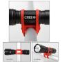 Flashlight Bike Mount Silicone Strap Rubber Tie Down Straps Bicycle Silicone Band Flashlight Helmet Light Mount Phone Strap Tie Ribbon Mount Holder Torch Light Water Bottle Holder 5 Pack Random Color