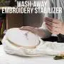 Wash Away Water Soluble Stabilizer for Embroidery (10"x30 Yards) Fits 5x7 Hoops, Wash-Away Stabilizer Topping for Embroidery Machine & Hand Sewing, Nylon Spun Wash Away Stabilizer Wash Away Water Soluble Stabilizer for Embroidery (10"x30 Yards) Fits 5x7 Hoops, Wash-Away Stabilizer Topping for Embroidery Machine & Hand Sewing, Nylon Spun Wash Away Stabilizer
