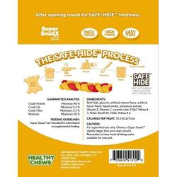 Super SnaXX Mini Braids Dog Chews Rawhide Alternative Made from Safe-Hide