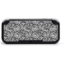 MightySkins Skin Compatible with Nintendo Switch Lite - Abstract Black | Protective, Durable, and Unique Vinyl Decal Wrap Cover | Easy to Apply, Remove, and Change Styles | Made in The USA