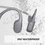 AfterShokz Aeropex Bone Conduction Wireless Bluetooth Headphones, Lunar Grey