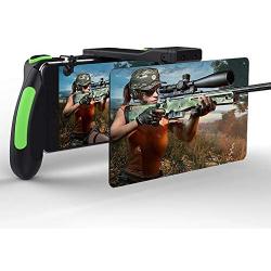 Ry1 Mobile Game Controller Wireless Game Controller Mobile Phone Screen Magnifier Game Controller Grip Holder L1 R1 Trigger Holder - Black Green