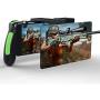 Ry1 Mobile Game Controller Wireless Game Controller Mobile Phone Screen Magnifier Game Controller Grip Holder L1 R1 Trigger Holder - Black Green