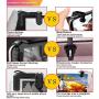 Mobile Game Controller 2 Pairs L1R1 Cellphone Gaming Trigger Sensitive Aim Keys Button Fire Shooter Gaming Grip and Gaming Joysticks for PUBG/Fortnite/Rules of Survival