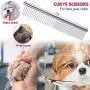 OBloved Dog Grooming Scissors Kit, 8pcs Stainless Steel Pet Grooming Scissors, Trimming Shears kit-Thinning, Straight, Curved Shears and Comb for Cat Pet OBloved Dog Grooming Scissors Kit, 8pcs Stainless Steel Pet Grooming Scissors, Trimming Shears kit-Thinning, Straight, Curved Shears and Comb for Cat Pet