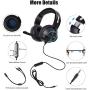 NUBWO Gaming Headset for Xbox One PS4 PC Gaming and Nintendo Switch,Stereo Surround Noise Cancelling Over Ear Gaming Headphones with Mic Volume Control for Xbox 1 S Playstation 4 Laptop,PC,Mac,iPad