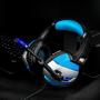 ONIKUMA Gaming Headset - Gaming Headphone for PS4, Xbox One, PC, Stereo USB Headset with Noise Cancelling Mic and LED Light, Over Ear Headphones for Mac and Nintendo Switch Games