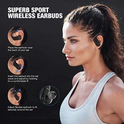 Otium Wireless Earbuds, Sport 5.0 Bluetooth Headphones Hi-Fi Stereo Bass Sound 130H Playtime TWS Wireless Earphones IPX8 Waterproof in-Ear Buds with Mic & Charging Case for Running Workout Gym