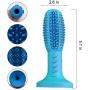 nonogo Dog Toothbrush chew Stick Suction Cup Dog Toy,Natural Rubber Teeth Cleaning Chewing Toys,Non-Toxic Chewy Dog Toothbrush is Suitable for Small and Medium-Sized Pets
