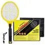 OCEANPAX Bug Zapper, Electric Fly Swatter Mosquito Killer, USB Rechargeable 4200V Bug Zapper Racket for Indoor, Outdoor Pest Control, LED Light, Safe to Touch with 3-Layer Safety Mesh OCEANPAX Bug Zapper, Electric Fly Swatter Mosquito Killer, USB Rechargeable 4200V Bug Zapper Racket for Indoor, Outdoor Pest Control, LED Light, Safe to Touch with 3-Layer Safety Mesh