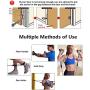 REDESS 11 Pack Exercise Resistance Bands with Handles Exercise Stretch Fitness Home Set Include 5 Stackable Exercise Bands with Carry Bag, Handles, Legs Ankle Straps & Door