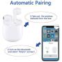 Wireless Earbuds Headphones Bluetooth Earbud 5.0 Ear Buds with Mic Smart Noise Reduction (Fast Charging Case) Pop-Up Auto Pairing Wireless Headphones Earbuds iPhone/Android/Airpods in Ear Earbud