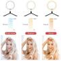 10.2”Selfie Ring Light with Tripod Stand & Phone Holder & Remote Control & 10 Brightness Level & Dimmable 3 Light Modes for Makeup/Live Stream/YouTube Video/Vlogs/Photography