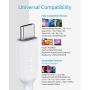 USB C to USB C Cable, Anker Powerline III USB-C to USB-C Fast Charging Cord (6 ft), 60W Power Delivery PD Charging for Apple MacBook, iPad Pro 2020, Samsung Galaxy S10 Plus S9 S8 Plus, Pixel, and More