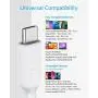 USB C to USB C Cable, Anker Powerline III USB-C to USB-C Fast Charging Cord (6 ft), 60W Power Delivery PD Charging for Apple MacBook, iPad Pro 2020, Samsung Galaxy S10 Plus S9 S8 Plus, Pixel, and More