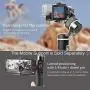 Feiyu G6 Upgraded Gimbal for fit Gopro Hero 8/7/6/5/4/3,SJcam, Yi 4K or Similar Size for Action Camera,Including New Extension Rod and Adjustable Tripod Stand Kits