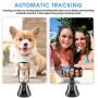 Upgraded 2020 Newest All-in-one Selfie Video Smart Shooting Camera Automatically Face Object Tracking 360°Horizontal Rotation Phone Holder Mount, Compatible with iPhone Android Cell Phone