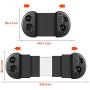 Wireless Android/iOS Game Controller, Retractable Telescopic PUBG Mobile Controller Joystick Gamepad with L3 R3 Buttons for iPhone and Android Phones