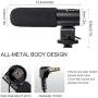 Winterjoys Single-Channel Microphone, Concept Stereo Camcorder Microphone for DSLR Camera Computer Mobile Phone PC Interview Talk Recording Microphone.