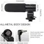 Winterjoys Single-Channel Microphone, Concept Stereo Camcorder Microphone for DSLR Camera Computer Mobile Phone PC Interview Talk Recording Microphone.