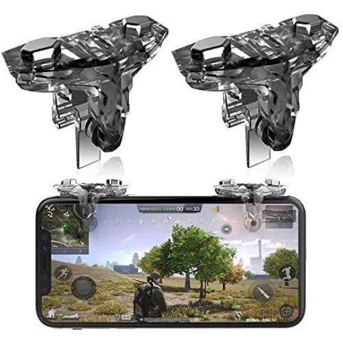 Mobile Controller with Fan, Game Controller L1R1 Mobile Trigger Joystick for 4-6.5" Phone (Mobile Game Controllers B)
