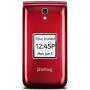 Jitterbug Flip Easy-to-use Cell Phone for Seniors (Red) by GreatCall