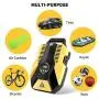 Digital Tire Inflator, 12V DC Portable Air Compressor Pump for Car Tires, 150 PSI Auto Shut Off with Emergency LED Flasher, Long Cable for Car, Bicycle, Motocycle, Air Boat and Other Inflatables