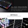 MOTOSPEED USB Wired Mechanical Keyboard 104Keys RGB Led Backlit Kailh Box Switch Gaming Keyboard for Gaming and Typing,Compatible for Mac & PC