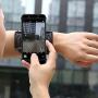VUP Cell Phone Holder Wristband for iPhone XS Max/XS/XR/X/6S/7/8 Plus, Galaxy S10/S10+/S10e/S9/S9+/S8 Note 9/8/J7, LG G6, Google Pixel 3 XL, 180 Rotatable Armband for 4.0"~6.5" Mobile Phone