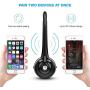 Bluetooth Headset with Microphone, Wireless Headset, Bluetooth Headphones with Mic, Portable Phone Headset, Headsets Suitable for VOIP, Skype, Call Centers, Offices, Truckers/Truck Drivers - Vont