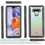 CasemartUSA Phone Case for [LG Stylo 6], [Fuze Series][Black] Shockproof Defender Transparent Protective Bumper Cover for LG Stylo 6 (Cricket, Boost, Sprint, T-Mobile, Metro, Verizon)