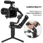 SmallRig Handle Grip Handgrip for Zhiyun-Tech WEEBILL-S Gimbal with Cold Shoe Mount Built-in Wrench, Multiple Threaded Holes - BSS2636