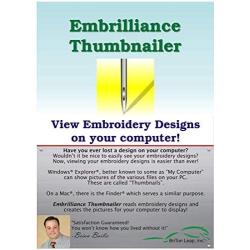 Embrilliance Thumbnailer, Embroidery Software for Mac & PC
