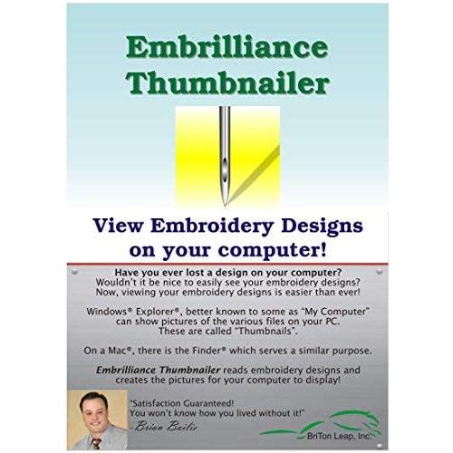 Embrilliance Thumbnailer, Embroidery Software for Mac & PC Embrilliance Thumbnailer, Embroidery Software for Mac & PC