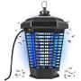 Bug Zapper, Mosquito Traps, 4200V Powerful Electric Mosquito Killer,Insect Fly Trap for Indoor and Outdoor, Waterproof Mosquito Lamp for Patio,Backyard,Home (Black)