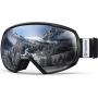 OutdoorMaster OTG Ski Goggles - Over Glasses Ski/Snowboard Goggles for Men, Women & Youth - 100% UV Protection